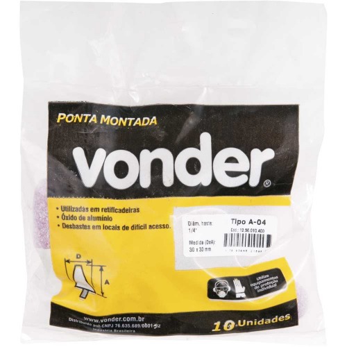 Ponta montada haste 1/4