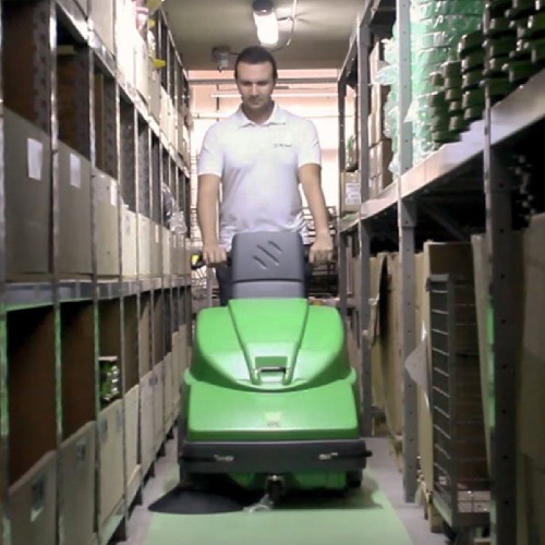 Varredeira de piso a bateria com suco - 505-ET  220V