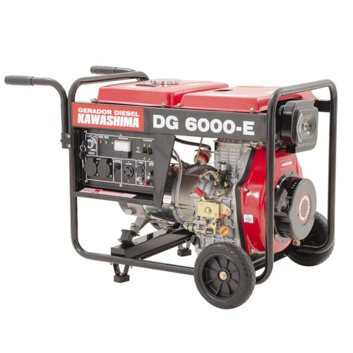 Gerador de energia 5,0 Kva a diesel partida elétrica - DG 6000-E Gerador de energia 5,0 Kva a diesel partida elétrica - DG 6000-E