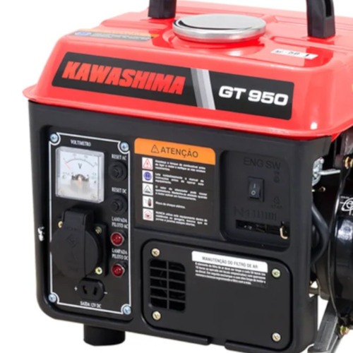 Gerador de energia 0,85 Kva a gasolina partida manual - GT 950  220V
