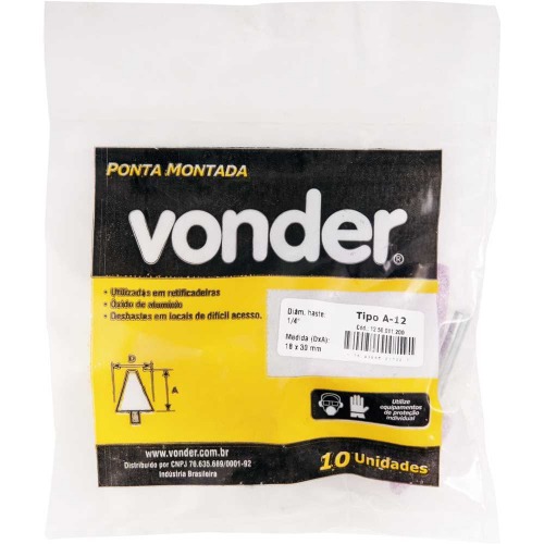 Ponta montada haste 1/4