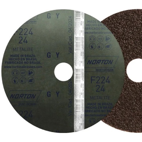 Disco de lixa de fibra 115 x 22,23 mm - Metalite F227