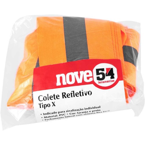Colete refletivo em PVC tipo X tamanho G Colete refletivo em PVC tipo X tamanho G