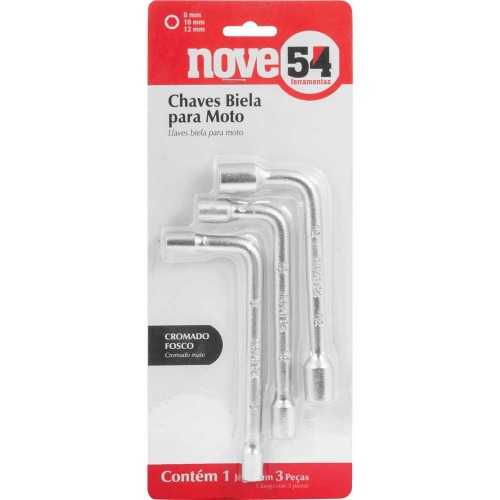 Jogo de chave biela para moto com 3 peas