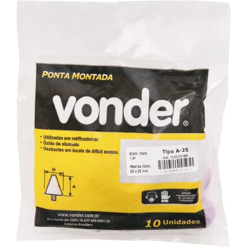 Ponta montada haste 1/4