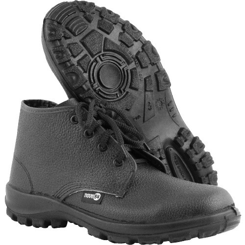 Botina monodensidade em couro sinttico com cardao - BCN390