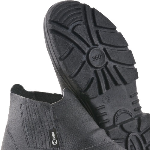 Botina monodensidade em couro sintético com elástico - BEN 370 Botina monodensidade em couro sintético com elástico - BEN 370