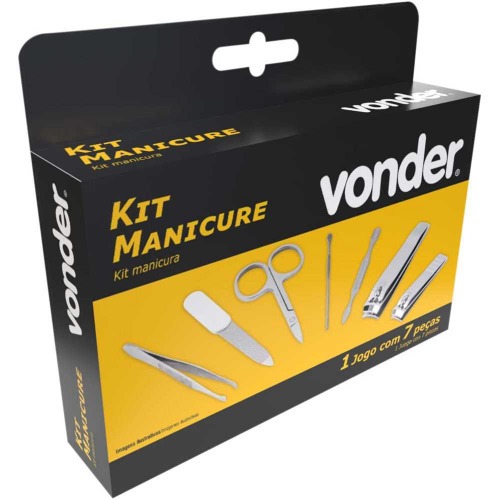 Kit manicure com 7 peas
