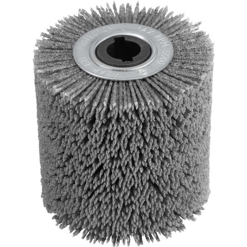 Roda escova de nylon para remoção 19 x 100 mm Roda escova de nylon para remoção 19 x 100 mm