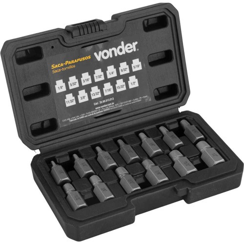 Jogo de saca-parafusos em aço cromo molibdênio 13 peças Jogo de saca-parafusos em aço cromo molibdênio 13 peças