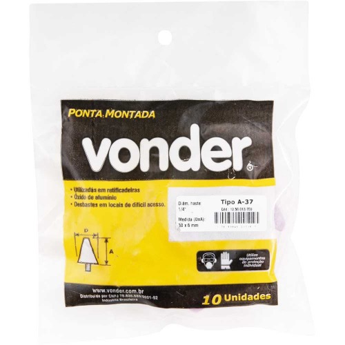 Ponta montada haste 1/4 Ponta montada haste 1/4