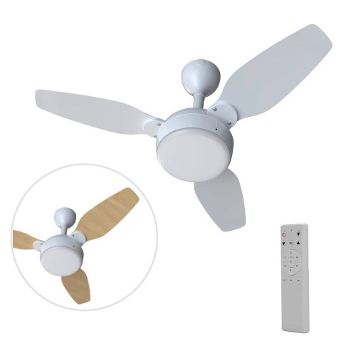 Ventilador de teto 3 ps Inverter dupla face mdf com controle remoto - Legacy Inverter Led  110V/220V