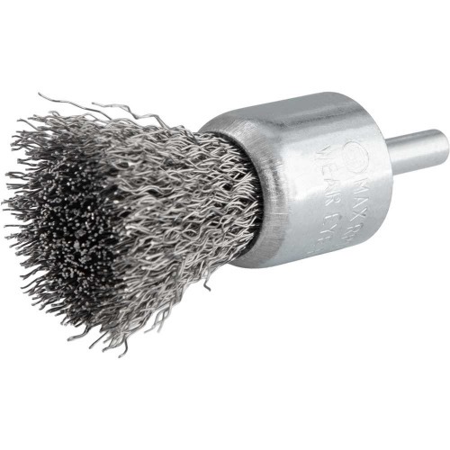 Escova de aço tipo pincel ondulada 25 mm Escova de aço tipo pincel ondulada 25 mm