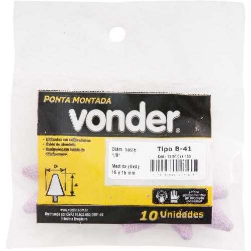 Ponta montada haste 1/8 Ponta montada haste 1/8