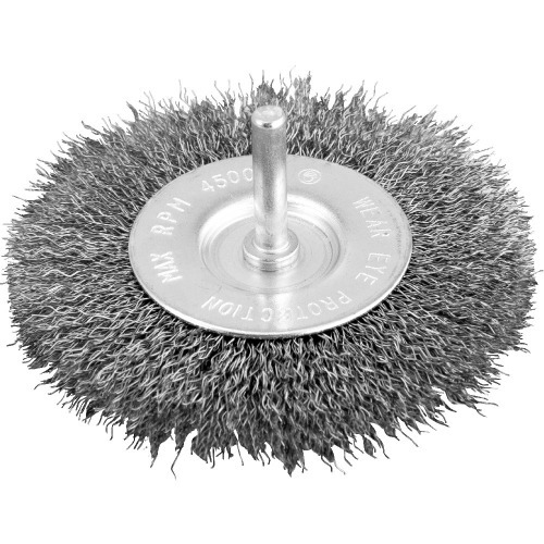 Escova circular de ao 4 x 1/2