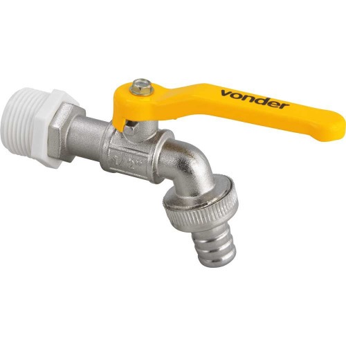 Torneira de esfera para jardim em alumínio 1/2 Torneira de esfera para jardim em alumínio 1/2