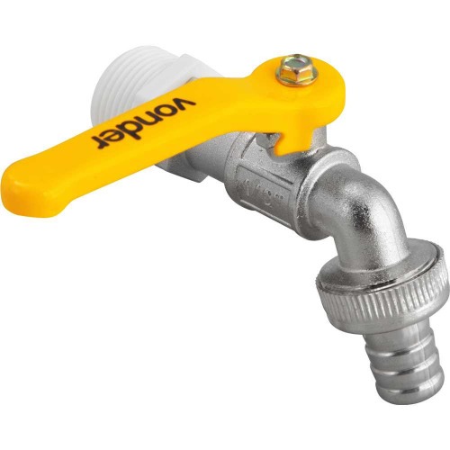 Torneira de esfera para jardim em alumínio 1/2 Torneira de esfera para jardim em alumínio 1/2