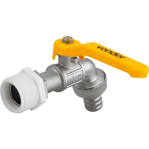 Torneira de esfera para jardim em alumínio 1/2 Torneira de esfera para jardim em alumínio 1/2