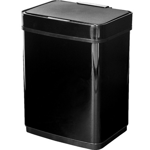 Lixeira retangular 50 litros com sensor de abertura