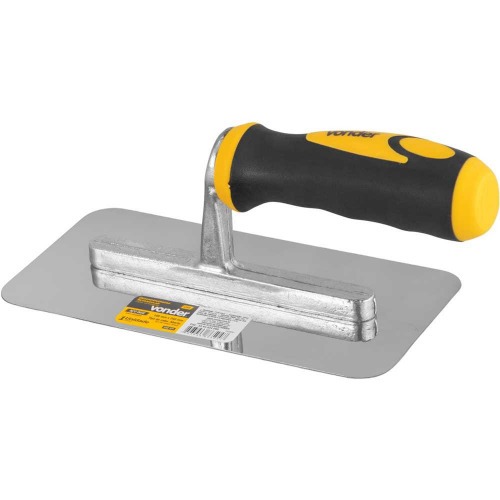 Desempenadeira em ao com cabo emborrachado 20 cm