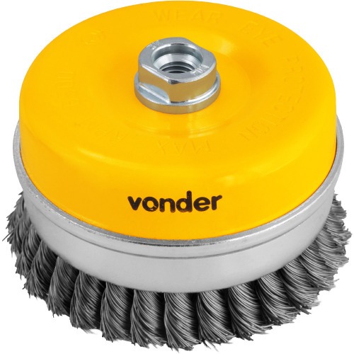 Escova de a�o torcido tipo copo 5