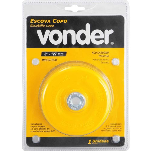 Escova de a�o torcido tipo copo 5