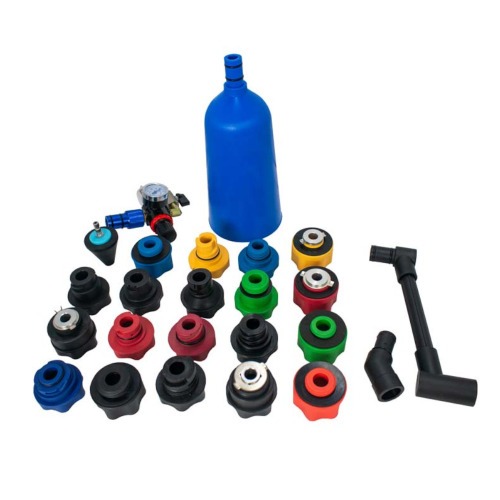 Funil para troca de �leo com acess�rios