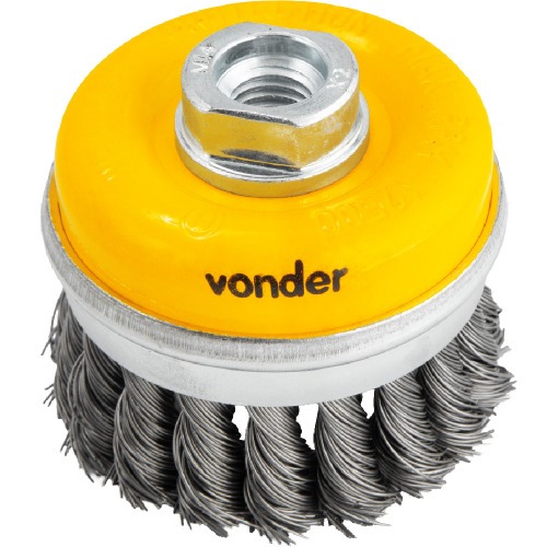 Escova de a�o torcido tipo copo 3