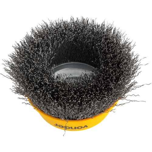 Escova de ao ondulado tipo copo 4