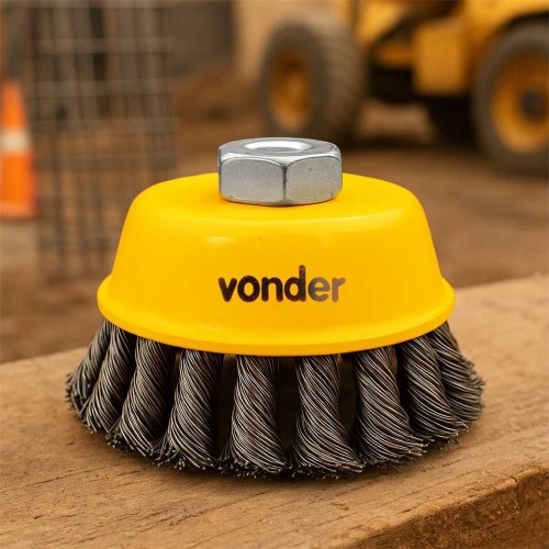 Escova de ao torcido tipo copo 3