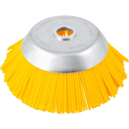 Escova de nylon para roadeira 200 mm 6500 rpm