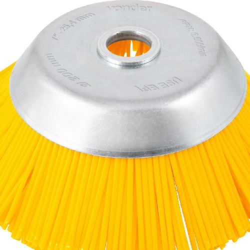 Escova de nylon para roadeira 200 mm 6500 rpm