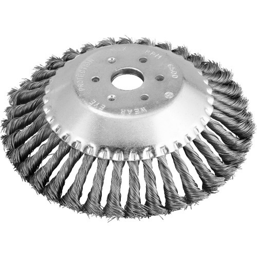 Escova de aço torcido para roçadeira 200 x 25,4 mm Escova de aço torcido para roçadeira 200 x 25,4 mm