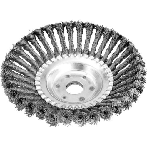Escova de aço torcido para roçadeira 200 x 25,4 mm Escova de aço torcido para roçadeira 200 x 25,4 mm