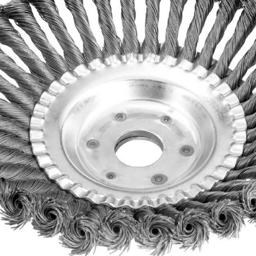 Escova de aço torcido para roçadeira 200 x 25,4 mm Escova de aço torcido para roçadeira 200 x 25,4 mm