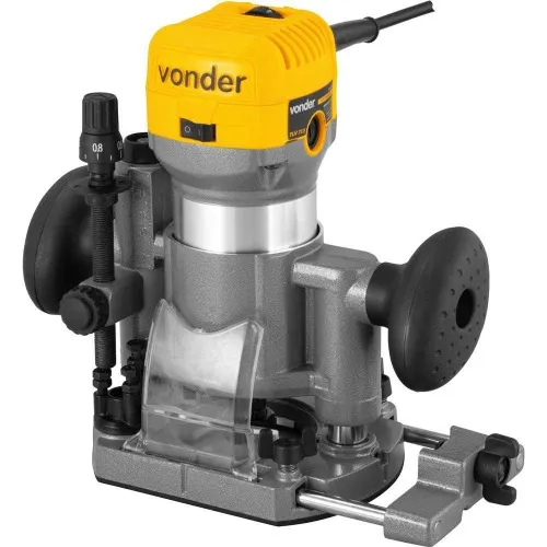 Tupia manual 710 watts para pinça de 6 a 8 mm com 3 bases - TVL