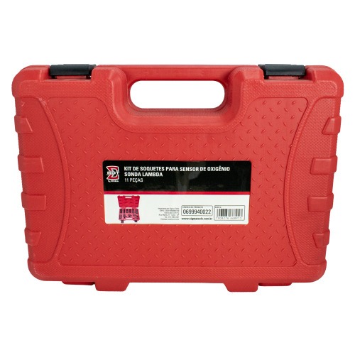 Jogo de soquetes para sensor de oxigênio/sonda Lambda com 11 peças Jogo de soquetes para sensor de oxigênio/sonda Lambda com 11 peças