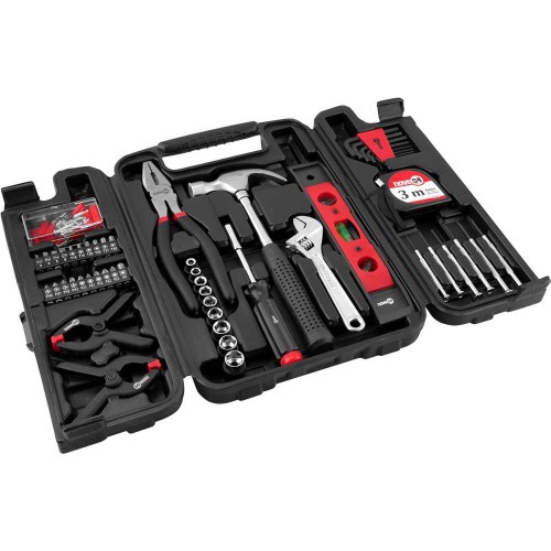 Jogo de ferramentas com 131 peças com maleta - JF 131 Jogo de ferramentas com 131 peças com maleta - JF 131