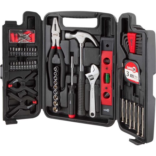 Jogo de ferramentas com 131 peças com maleta - JF 131 Jogo de ferramentas com 131 peças com maleta - JF 131