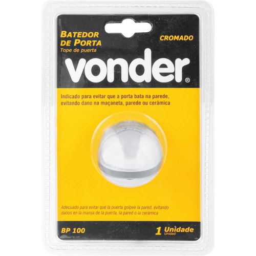 Fixador de porta cromado  