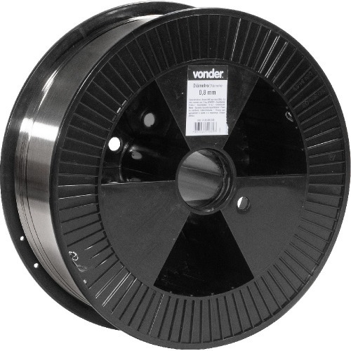 Arame para solda mig aço inox 308L 0,8 mm rolo 15 kg Arame para solda mig aço inox 308L 0,8 mm rolo 15 kg