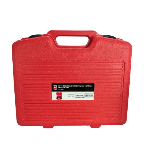 Jogo de ferramentas para instalação e extração de rolamentos 31 peças Jogo de ferramentas para instalação e extração de rolamentos 31 peças