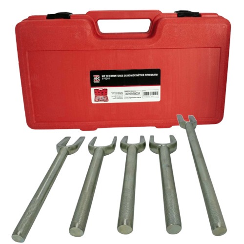 Jogo de extratores de homocin�tica tipo garfo 5 pe�as