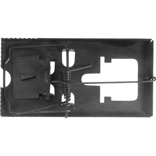 Ratoeira média 120 mm x 60 mm em aço oxidado preto Ratoeira média 120 mm x 60 mm em aço oxidado preto