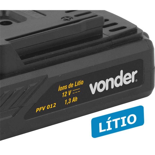 Bateria 12V  ons de ltio para Furadeira Parafusadeira - PFV 012