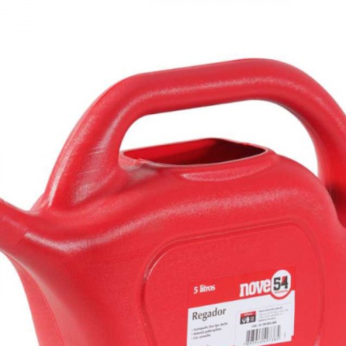 Regador pl�stico vermelho capacidade 5 litros