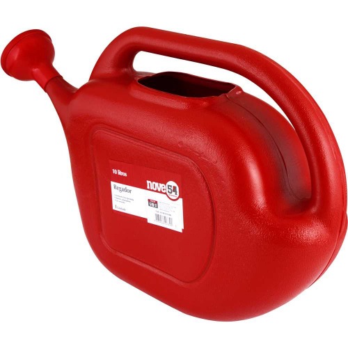 Regador pl�stico vermelho capacidade 10 litros