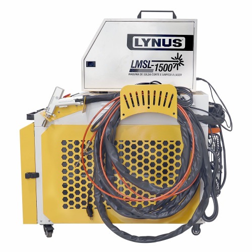 Máquina de solda corte e limpeza a laser 1500W - LMSL-1500 220V Máquina de solda corte e limpeza a laser 1500W - LMSL-1500 220V