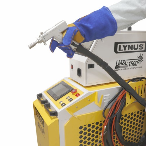 Máquina de solda corte e limpeza a laser 1500W - LMSL-1500 220V Máquina de solda corte e limpeza a laser 1500W - LMSL-1500 220V