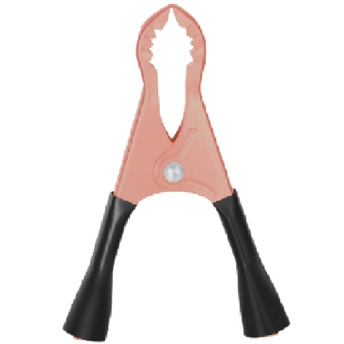 Kit garra jacaré isolante abertura de 27 mm 4 peças - BOM-5582 Kit garra jacaré isolante abertura de 27 mm 4 peças - BOM-5582